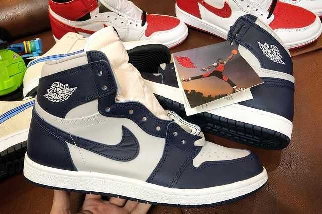 【スニダンで購入可】2/16・3/13発売 Nike Air Jordan 1 High 85 "Georgetown" 抽選/定価/販売店舗まとめ 10枚目