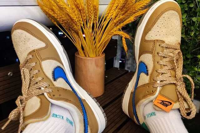 【販売リンクあり】海外3/4発売 Size? × Nike Dunk Low "Dark Driftwood/Photo BlueRattan"抽選/定価/販売店舗まとめ 11枚目