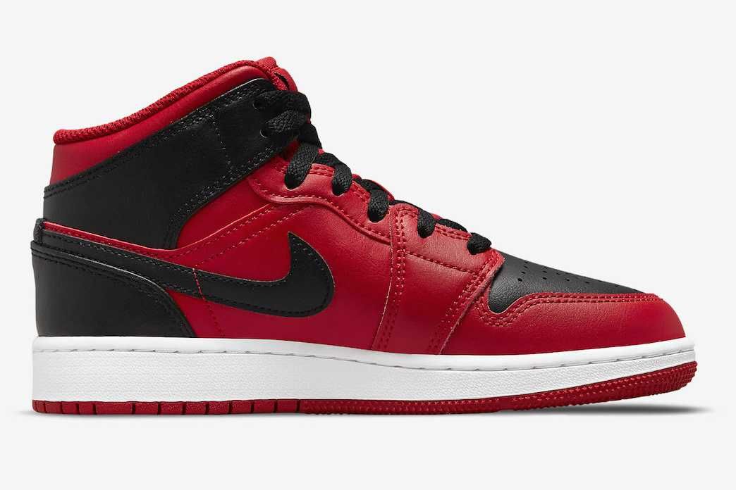 【スニダンで購入可】5/28発売 Nike Air Jordan 1 Mid "Reverse Bred" 抽選/定価/販売店舗まとめ 6枚目