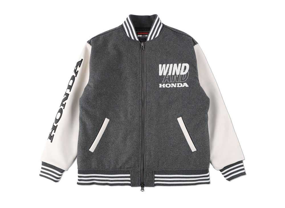 WIND AND SEA x HONDA -H- VARSITY JACKET 