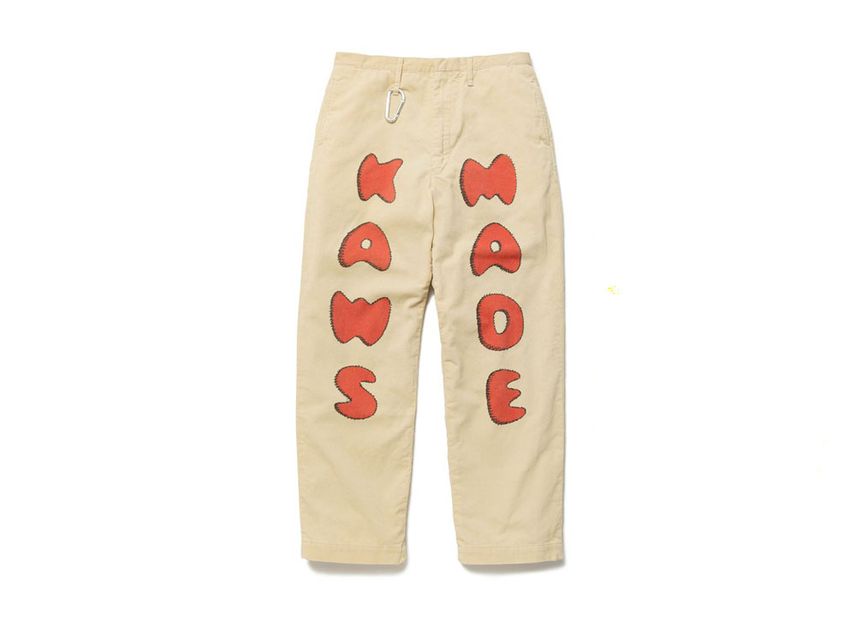 HUMAN MADE KAWS CORDUROY PRINT PANTS