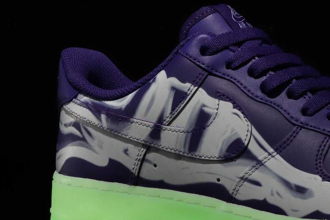 【スニダンで購入可】12/23発売 Nike Air Force 1 "Purple Skeleton" 抽選/定価/販売店舗まとめ 2枚目
