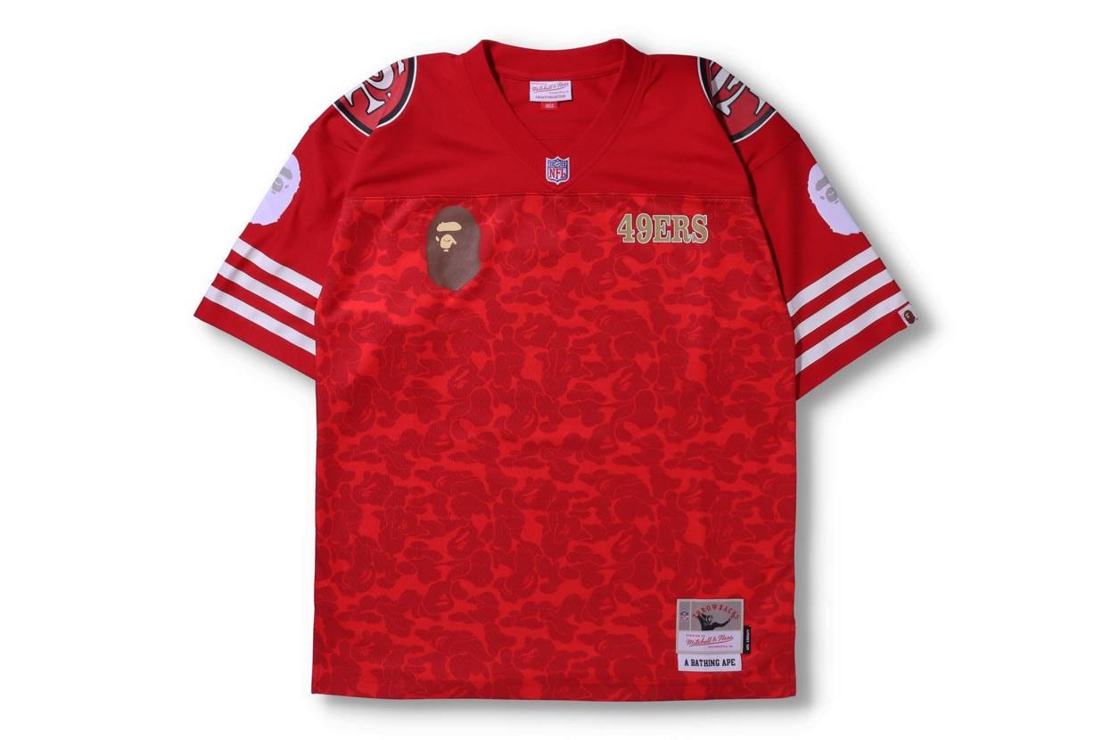 【販売リンクあり】12/18発売 Mitchell&Ness × BAPE NFL Legacy Jersey collection 抽選/定価/販売店舗まとめ 8枚目