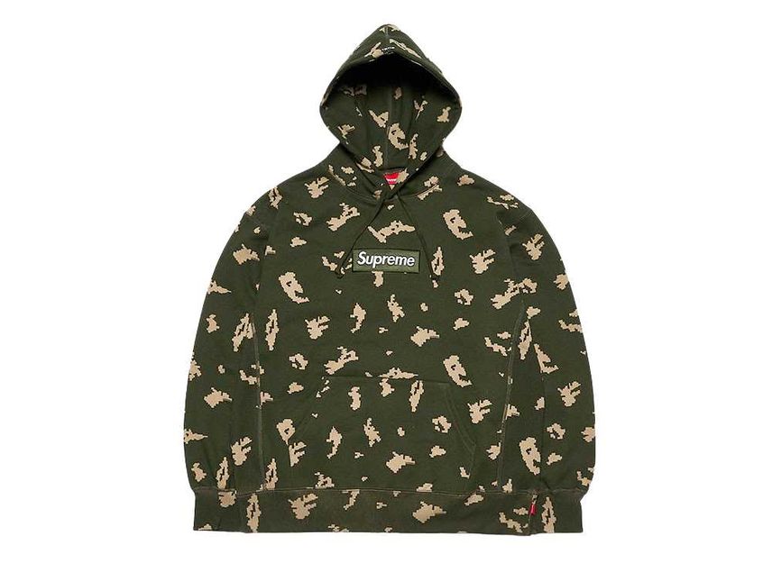 Camo box top logo supreme