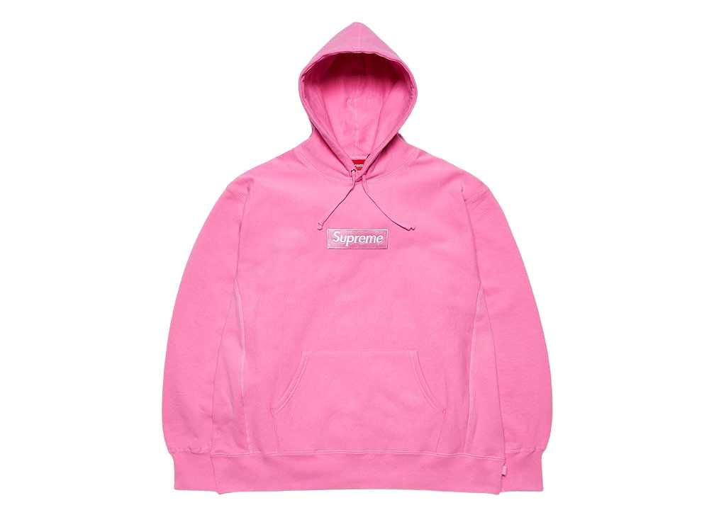 画像の内タグよりご確認ください20aw Supreme フーディー ロゴ パーカー ピンク 系 L