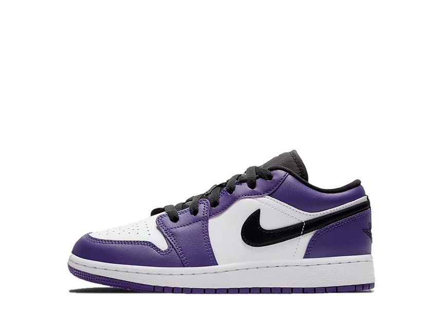 パネル NIKE Nike GS Air Jordan 1 Low Court Purple/White 23.5cm