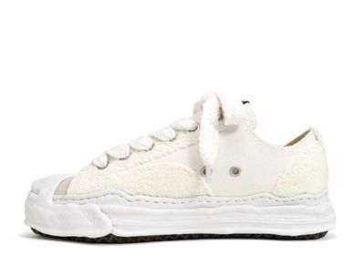 Maison MIHARA YASUHIRO HANK OG Sole Chenille Emb Low-top Sneaker "White"