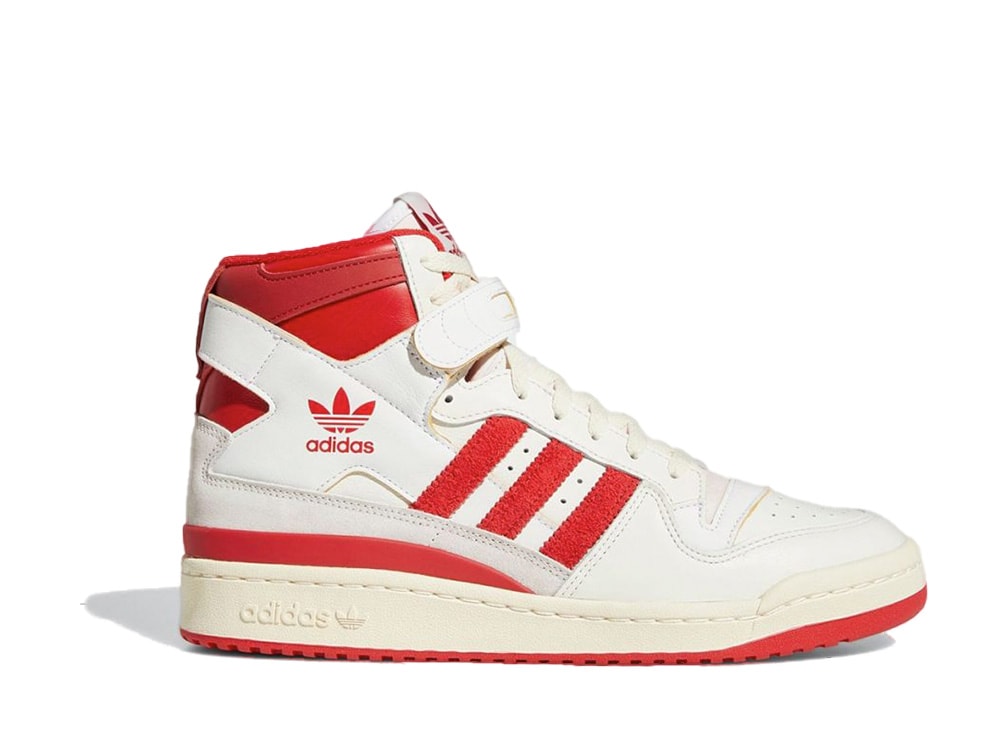 アディダス フォーラム84 ロー "クラウドホワイト/チームパワーレッド/クリームホワイト"