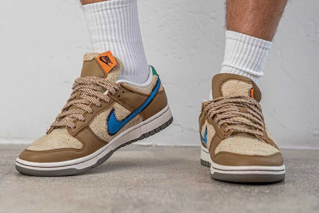 【販売リンクあり】海外3/4発売 Size? × Nike Dunk Low "Dark Driftwood/Photo BlueRattan"抽選/定価/販売店舗まとめ 7枚目