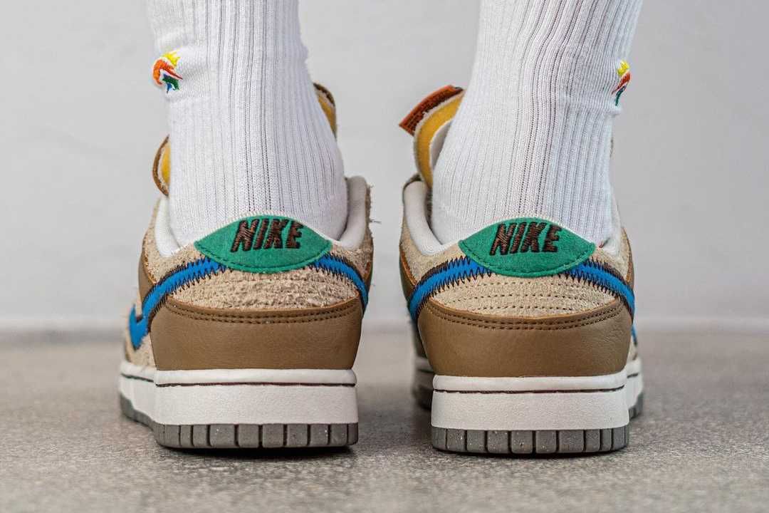 【販売リンクあり】海外3/4発売 Size? × Nike Dunk Low "Dark Driftwood/Photo BlueRattan"抽選/定価/販売店舗まとめ 8枚目