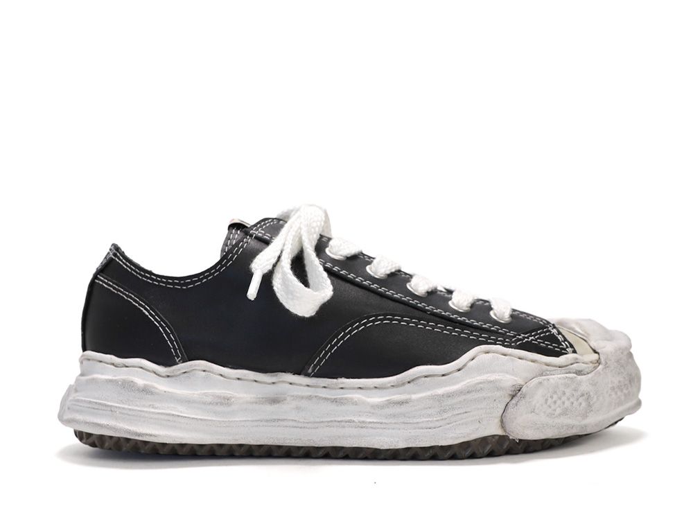 Maison MIHARA YASUHIRO HANK OG DE Sole Leather Low-top Sneaker "Black"