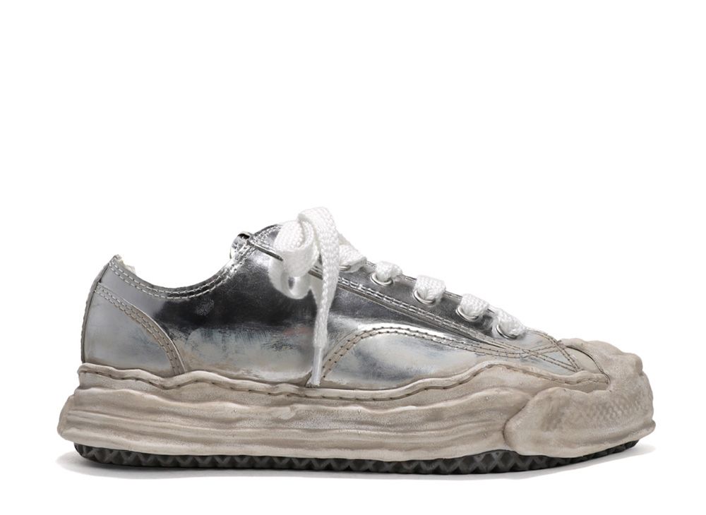 Maison MIHARA YASUHIRO HANK OG DE Sole Leather Low-top Sneaker "Silver"