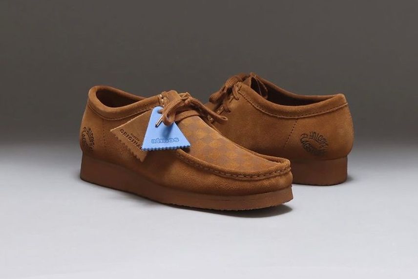 【スニダンで購入可】12/24発売 F-LAGSTUF-F × atmos × Clarks Originals Wallabee "Brown"  抽選/定価/販売店舗まとめ