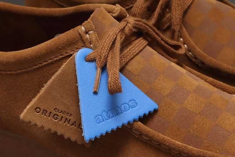【スニダンで購入可】12/24発売 F-LAGSTUF-F × atmos × Clarks Originals Wallabee "Brown"  抽選/定価/販売店舗まとめ 2枚目