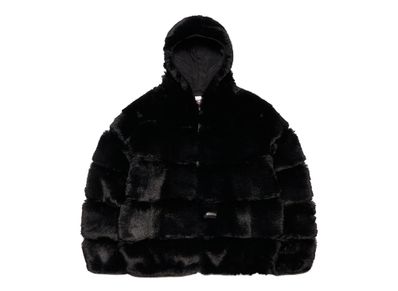 Supreme black fur shop jacket