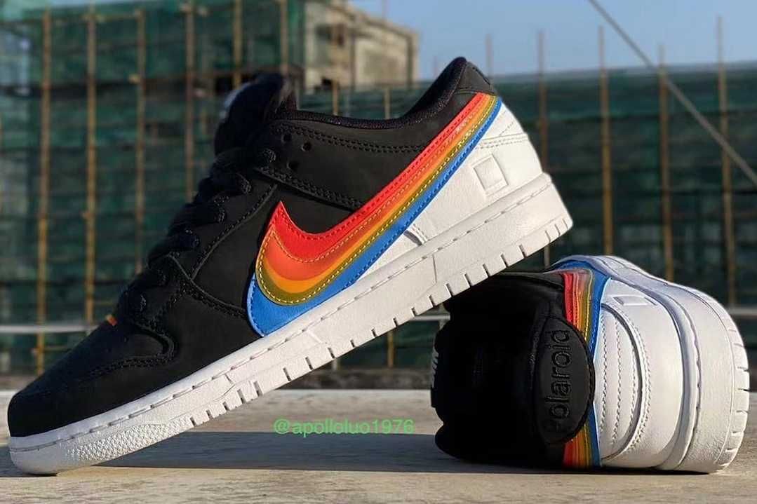 【スニダンで購入可】4/5発売 Polaroid × Nike SB Dunk Low Pro "Black" 抽選/定価/販売店舗まとめ 17枚目