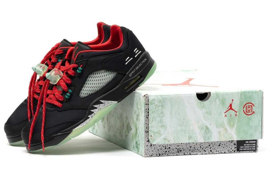 【スニダンで購入可】5/20発売 CLOT × Nike Air Jordan 5 Low "Jade 5 Low" 抽選/定価/販売店舗まとめ 18枚目