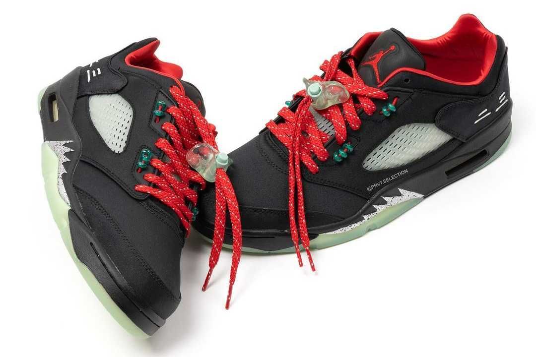 【スニダンで購入可】5/20発売 CLOT × Nike Air Jordan 5 Low "Jade 5 Low" 抽選/定価/販売店舗まとめ 19枚目