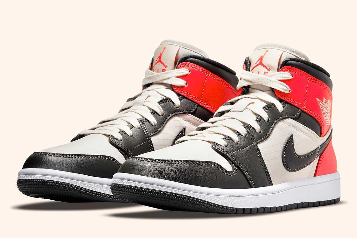 【スニダンで購入可】2/7発売 Nike WMNS Air Jordan 1 Mid "Light Orewood Brown" 抽選/定価/販売店舗まとめ 4枚目