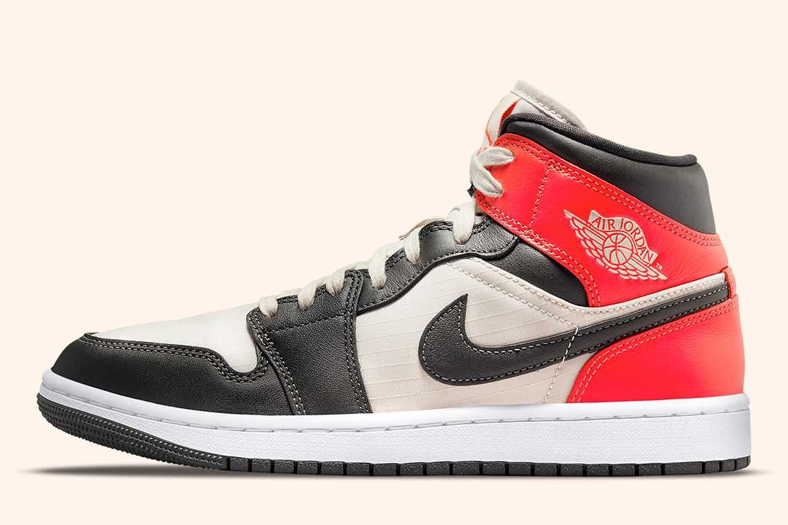 【スニダンで購入可】2/7発売 Nike WMNS Air Jordan 1 Mid "Light Orewood Brown" 抽選/定価/販売店舗まとめ 5枚目