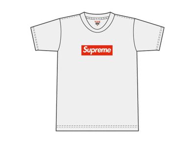 Supreme 20th anniversary box logo tee grey sales