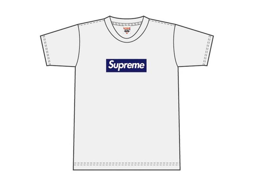 Supreme yankees box logo tee hot sale
