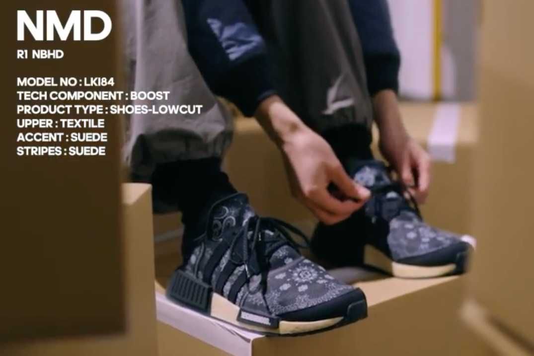 【販売リンクあり】1/2・3/9発売 NEIGHBORHOOD® × adidas Originals NMD_R1 "Paisley" 2colors 抽選/定価/販売店舗まとめ 6枚目