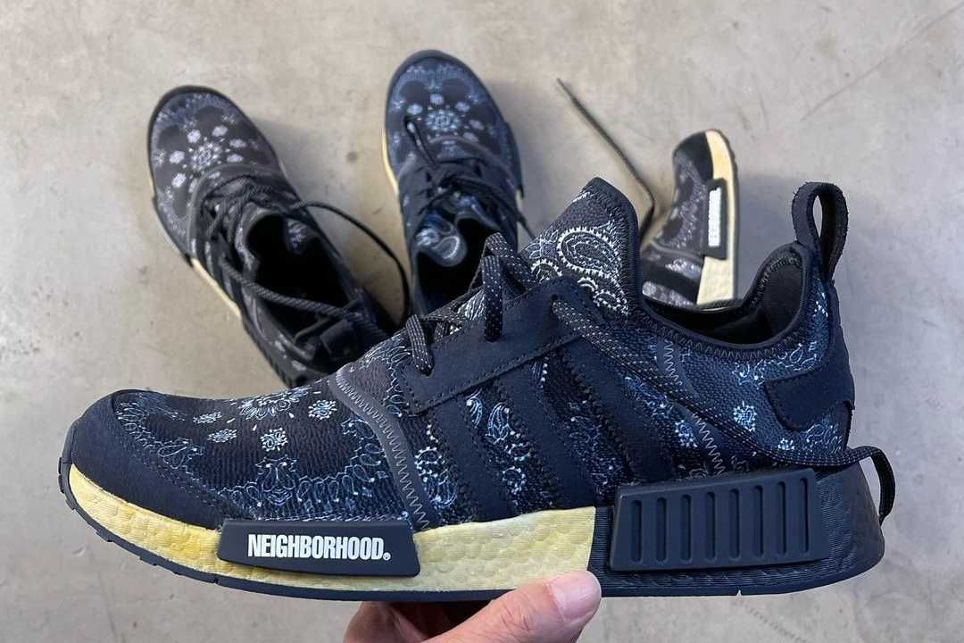 【販売リンクあり】1/2・3/9発売 NEIGHBORHOOD® × adidas Originals NMD_R1 "Paisley" 2colors 抽選/定価/販売店舗まとめ 9枚目