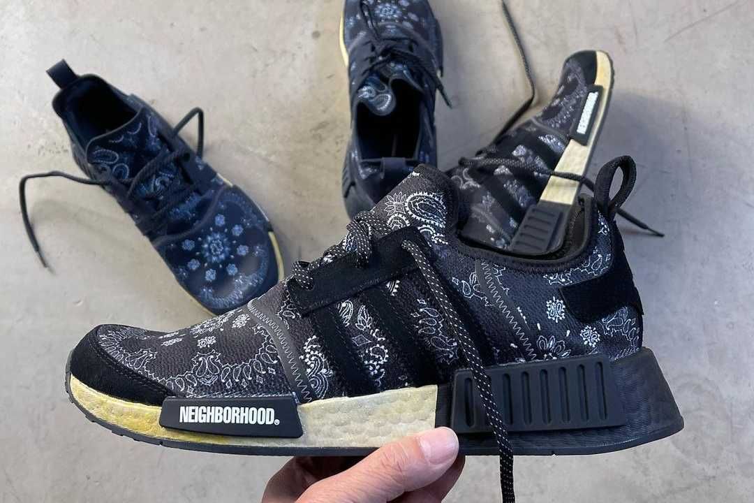 【販売リンクあり】1/2・3/9発売 NEIGHBORHOOD® × adidas Originals NMD_R1 "Paisley" 2colors 抽選/定価/販売店舗まとめ 8枚目