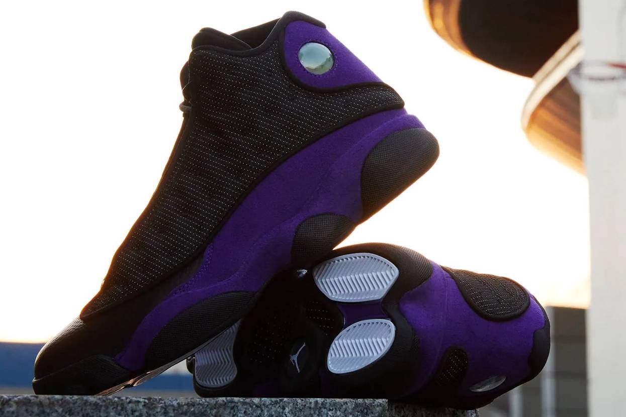 【スニダンで購入可】1/8発売 Nike Air Jordan 13 "Court Purple" 抽選/定価/販売店舗まとめ 4枚目
