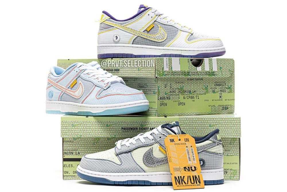 【スニダンで購入可】4/7発売 UNION × Nike Dunk Low "Passport Pack" 3colors 抽選/定価/販売店舗まとめ 13枚目