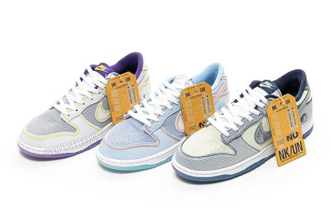 【スニダンで購入可】4/7発売 UNION × Nike Dunk Low "Passport Pack" 3colors 抽選/定価/販売店舗まとめ 17枚目