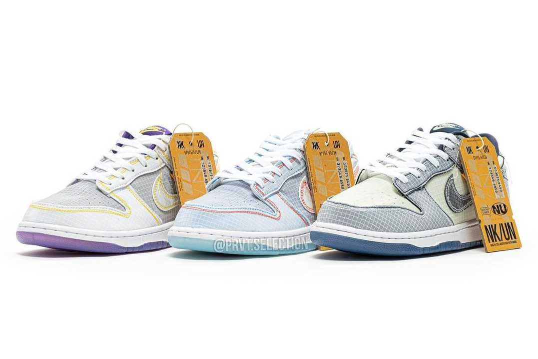 【スニダンで購入可】4/7発売 UNION × Nike Dunk Low "Passport Pack" 3colors 抽選/定価/販売店舗まとめ 18枚目