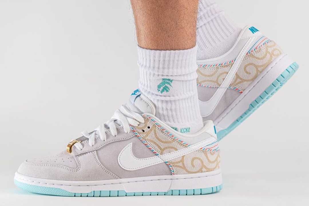 【スニダンで購入可】5/3発売 Nike Dunk Low "Barber Shop" 2colors 抽選/定価/販売店舗まとめ 9枚目