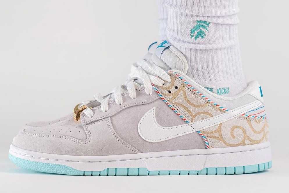 【スニダンで購入可】5/3発売 Nike Dunk Low "Barber Shop" 2colors 抽選/定価/販売店舗まとめ 10枚目