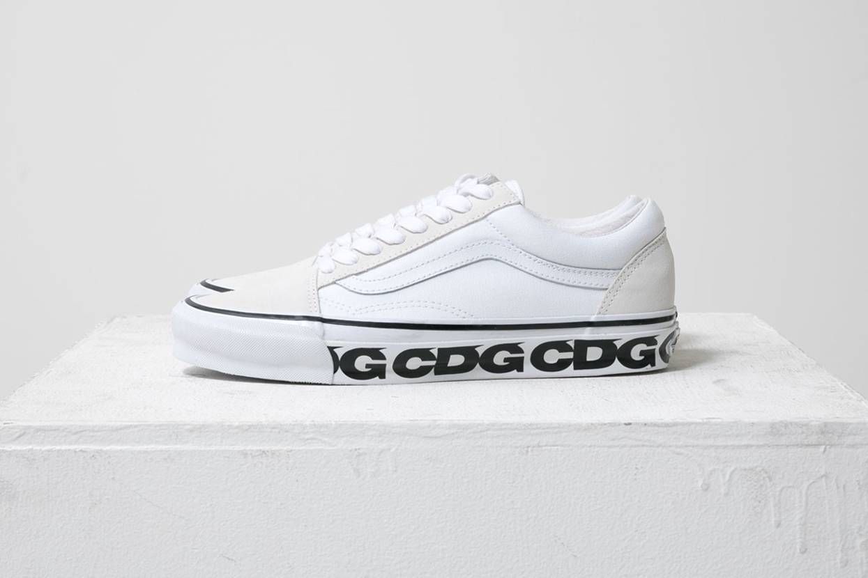 【スニダンで購入可】1/7発売 CDG × Vans Old Skool "White" 抽選/定価/販売店舗まとめ 3枚目