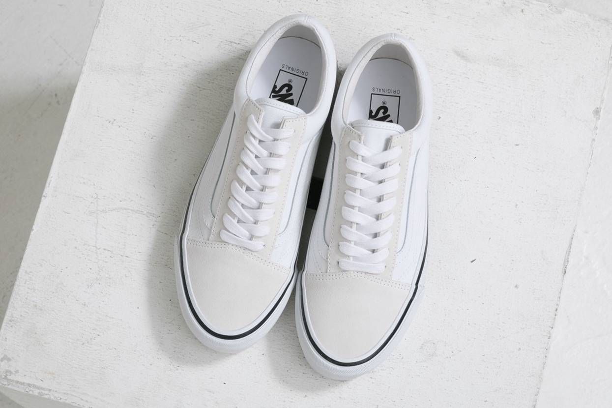 【スニダンで購入可】1/7発売 CDG × Vans Old Skool "White" 抽選/定価/販売店舗まとめ 4枚目