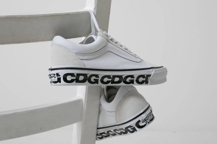 【スニダンで購入可】1/7発売 CDG × Vans Old Skool "White" 抽選/定価/販売店舗まとめ