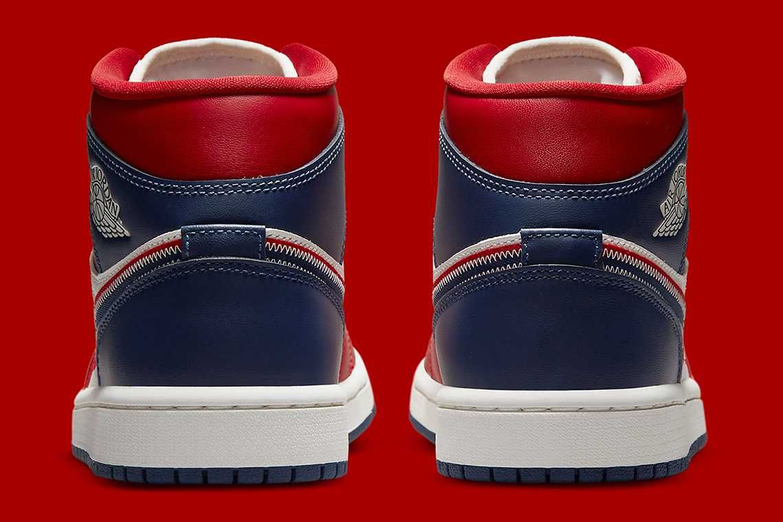 【リーク】Nike Air Jordan 1 Mid "USA" 抽選/定価/販売店舗まとめ 6枚目