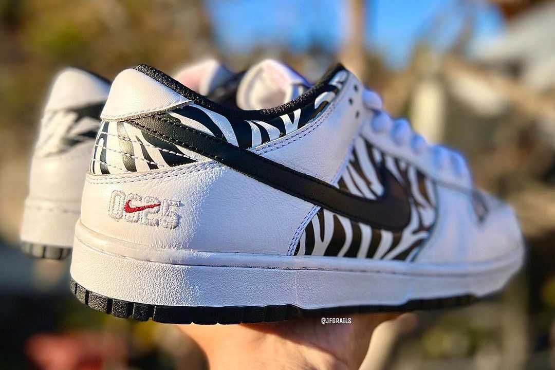 【リーク】Nike Dunk Low "Reverse Zebra" 抽選/定価/販売店舗まとめ 2枚目