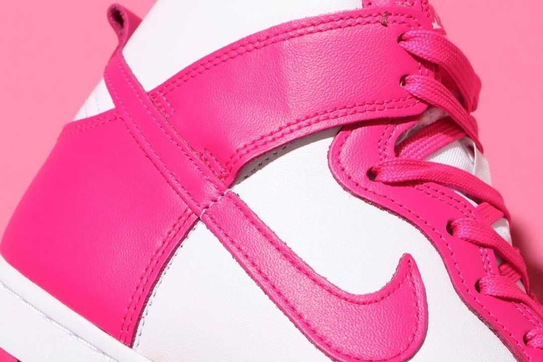 【スニダンで購入可】1/12発売 Nike WMNS Dunk High "Pink Prime" 抽選/定価/販売店舗まとめ 3枚目