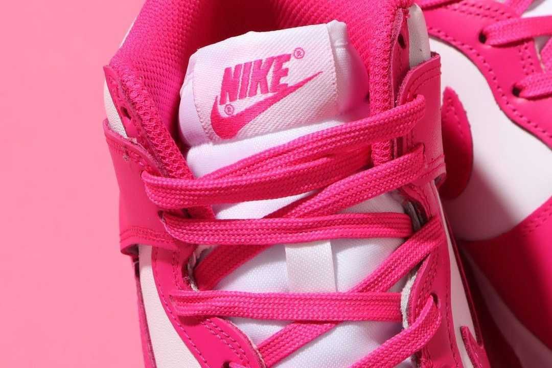 【スニダンで購入可】1/12発売 Nike WMNS Dunk High "Pink Prime" 抽選/定価/販売店舗まとめ 2枚目