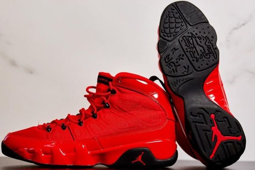 Air jordan top 9 red