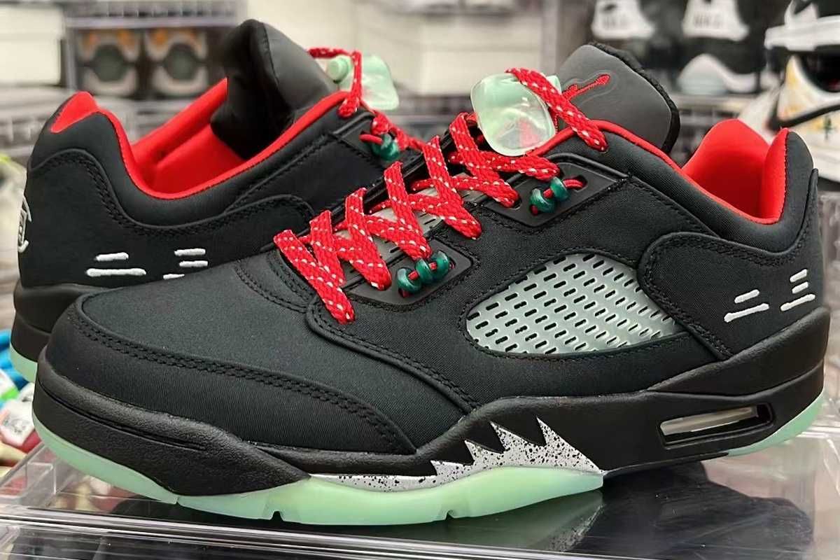 【スニダンで購入可】5/20発売 CLOT × Nike Air Jordan 5 Low "Jade 5 Low" 抽選/定価/販売店舗まとめ 10枚目