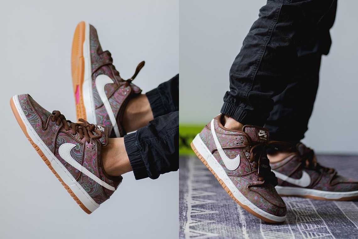 【スニダンで購入可】6/4発売 Nike SB Dunk Low PRM "Brown Paisley" 抽選/定価/販売店舗まとめ 14枚目