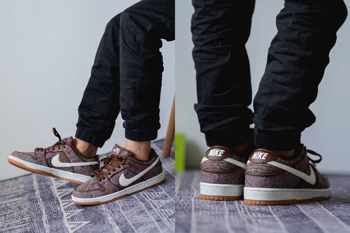 【スニダンで購入可】6/4発売 Nike SB Dunk Low PRM "Brown Paisley" 抽選/定価/販売店舗まとめ 15枚目