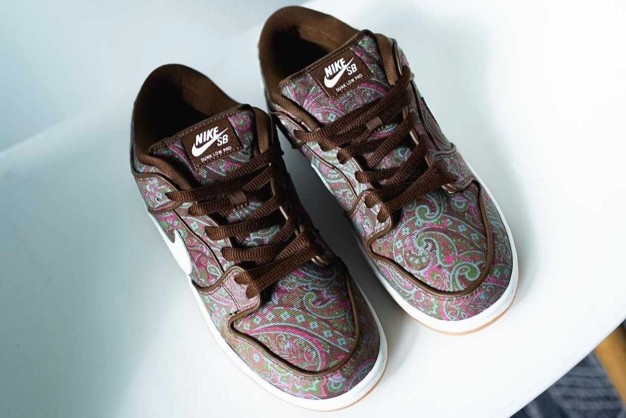 【スニダンで購入可】6/4発売 Nike SB Dunk Low PRM "Brown Paisley" 抽選/定価/販売店舗まとめ 12枚目