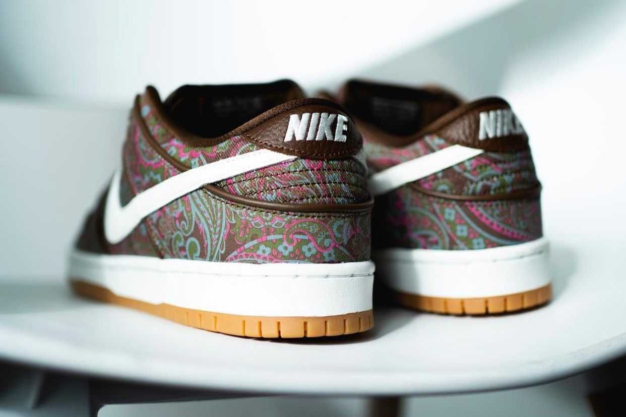 【スニダンで購入可】6/4発売 Nike SB Dunk Low PRM "Brown Paisley" 抽選/定価/販売店舗まとめ 13枚目