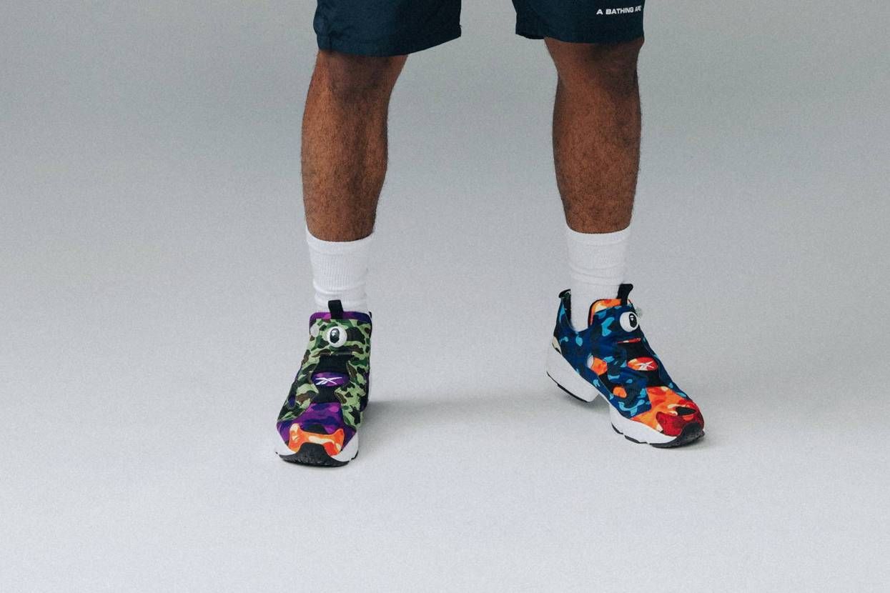 【スニダンで購入可】1/15・1/21発売  BAPE × Reebok  Club C 85 & Instapump Fury OG 抽選/定価/販売店舗まとめ 6枚目