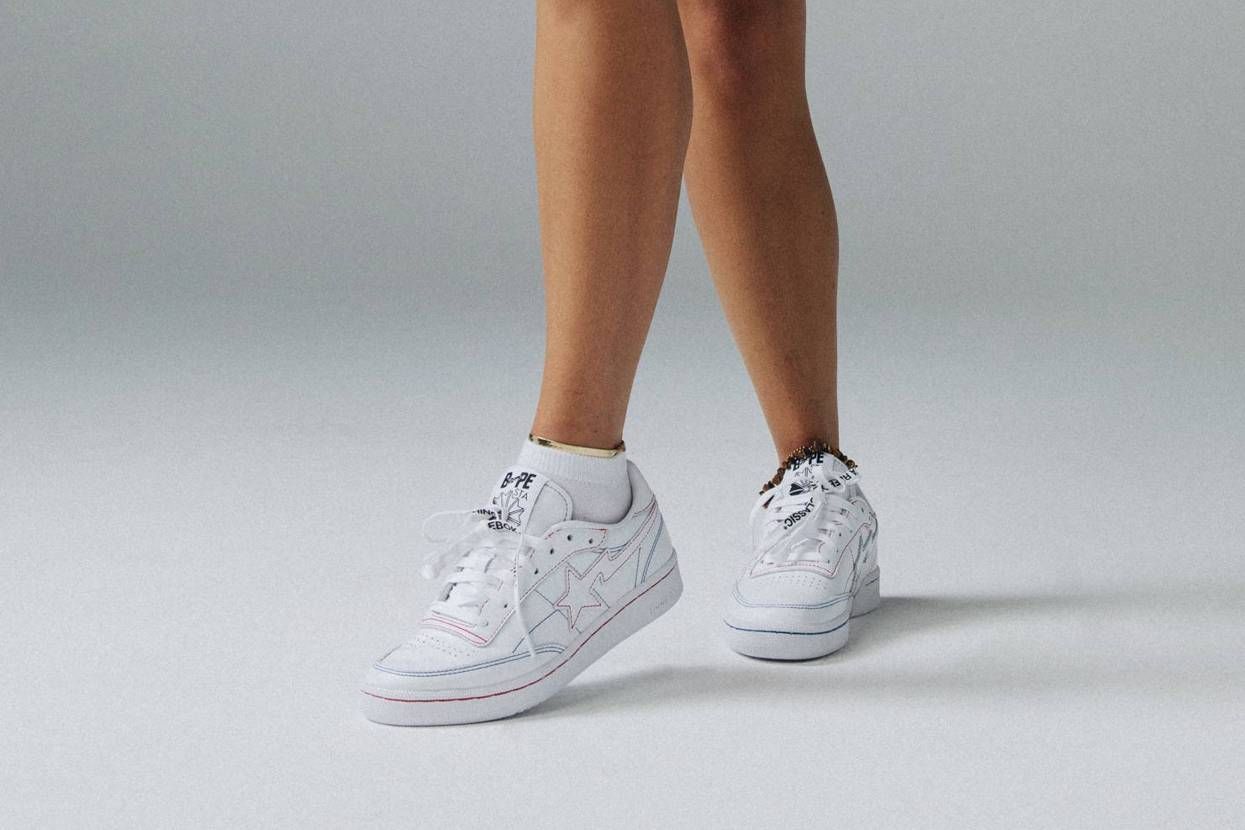 【スニダンで購入可】1/15・1/21発売  BAPE × Reebok  Club C 85 & Instapump Fury OG 抽選/定価/販売店舗まとめ 3枚目